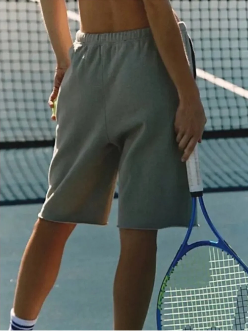 Free People For The Win Long Shorts in Sage Stone Sz M NWOT